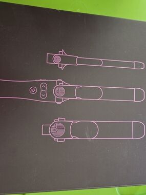 Black and Pink Hair Styling Wand - Brand Wavytalk